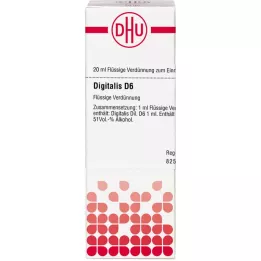 DIGITALIS D6 Fortynning, 20 ml