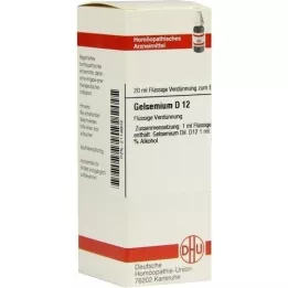 GELSEMIUM D 12 Fortynning, 20 ml