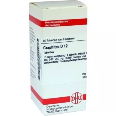 GRAPHITES D 12 tabletter, 80 stk GRAPHITES D 12 tabletter, 80 stk