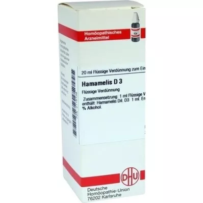 HAMAMELIS D3 fortynning, 20 ml HAMAMELIS D3 fortynning, 20 ml