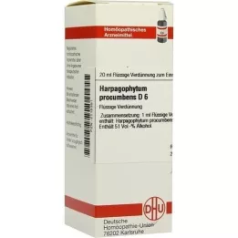 HARPAGOPHYTUM PROCUMBENS D6 Fortynning, 20 ml