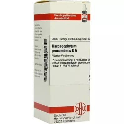 HARPAGOPHYTUM PROCUMBENS D6 Fortynning, 20 ml