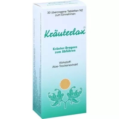 KRÄUTERLAX Dr.Henk 15 mg urtedrag for avføring, 30 stk KRÄUTERLAX Dr.Henk 15 mg urtedrag for avføring, 30 stk