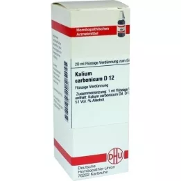 KALIUM CARBONICUM D 12 Fortynning, 20 ml