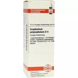 GNAPHALIUM POLYCEPHALUM D4 fortynning, 20 ml