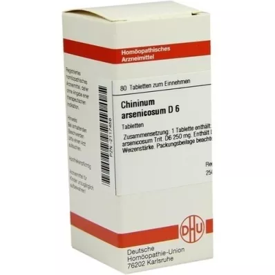 CHININUM ARSENICOSUM D 6 tabletter, 80 stk