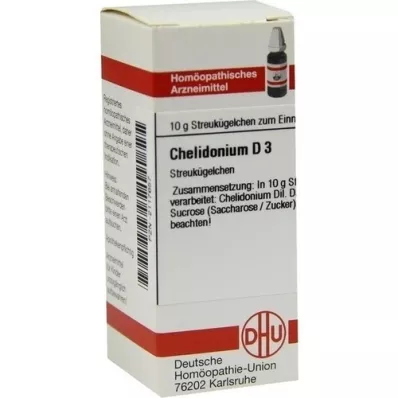 CHELIDONIUM D 3 kuler, 10 g CHELIDONIUM D 3 kuler, 10 g