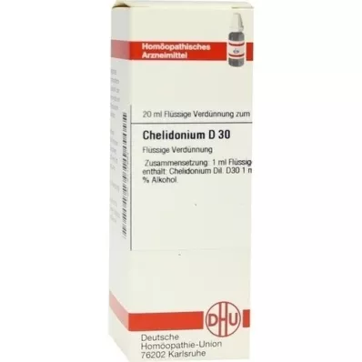 CHELIDONIUM D 30 Fortynning, 20 ml CHELIDONIUM D 30 Fortynning, 20 ml