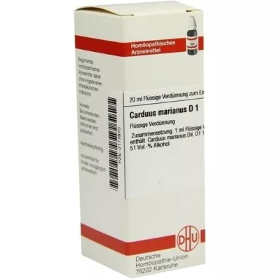 CARDUUS MARIANUS D 1 fortynning, 20 ml