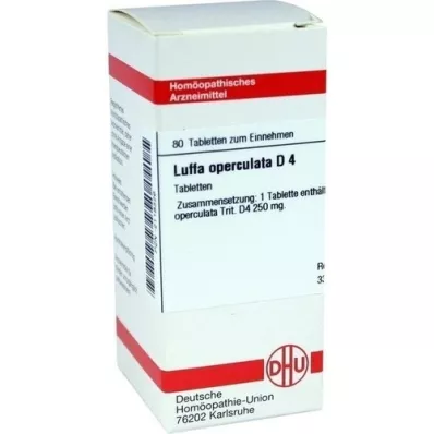LUFFA OPERCULATA D 4 tabletter, 80 stk