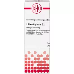 LILIUM TIGRINUM D 2 Fortynning, 20 ml