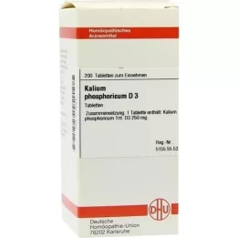 KALIUM PHOSPHORICUM D 3 tabletter, 200 stk