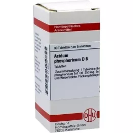 ACIDUM PHOSPHORICUM D 6 tabletter, 80 stk