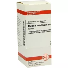 THALLIUM METALLICUM D 6 tabletter, 80 stk
