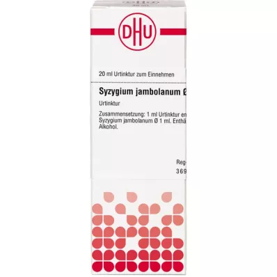 SYZYGIUM JAMBOLANUM Mortinktur D 1, 20 ml