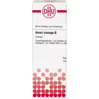 AMMI VISNAGA Mortinktur D 1, 20 ml