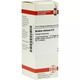 ACIDUM NITRICUM D6 Fortynning, 20 ml