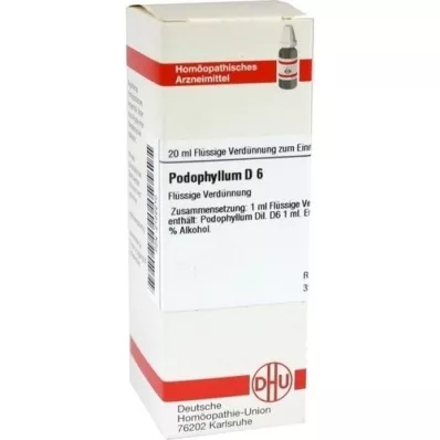 PODOPHYLLUM D6 Fortynning, 20 ml