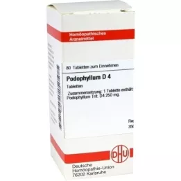 PODOPHYLLUM D 4 tabletter, 80 stk