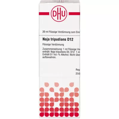 NAJA TRIPUDIANS D 12 Fortynning, 20 ml