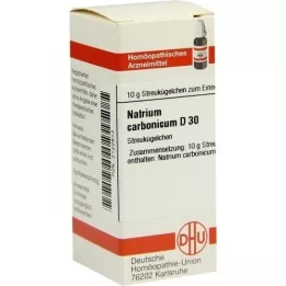NATRIUM CARBONICUM D 30 kuler, 10 g