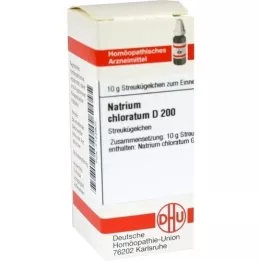 NATRIUM CHLORATUM D 200 kuler, 10 g