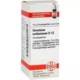 STRONTIUM CARBONICUM D 12 kuler, 10 g