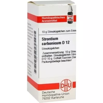 STRONTIUM CARBONICUM D 12 kuler, 10 g