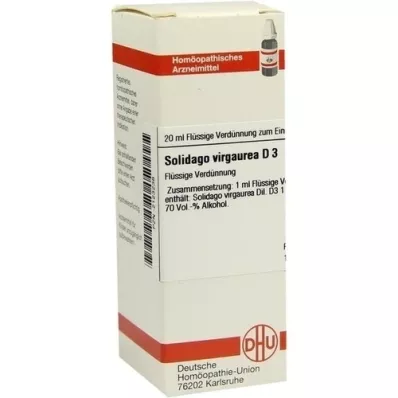 SOLIDAGO VIRGAUREA D3 fortynning, 20 ml SOLIDAGO VIRGAUREA D3 fortynning, 20 ml