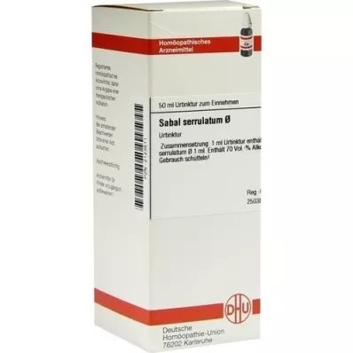 SABAL SERRULATUM Modertinktur, 50 ml SABAL SERRULATUM Modertinktur, 50 ml