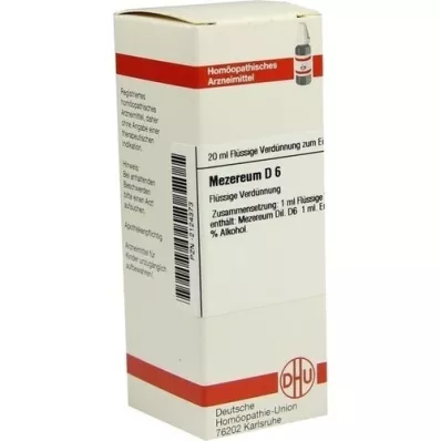 MEZEREUM D6 Fortynning, 20 ml