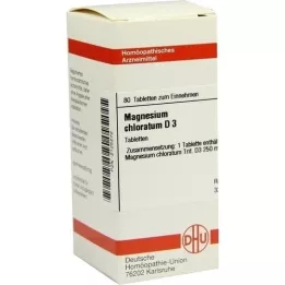 MAGNESIUM CHLORATUM D 3 tabletter, 80 stk