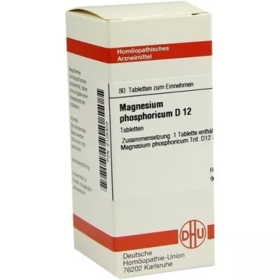 MAGNESIUM PHOSPHORICUM D 12 tabletter, 80 stk