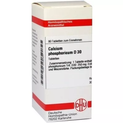 CALCIUM PHOSPHORICUM D 30 tabletter, 80 stk CALCIUM PHOSPHORICUM D 30 tabletter, 80 stk