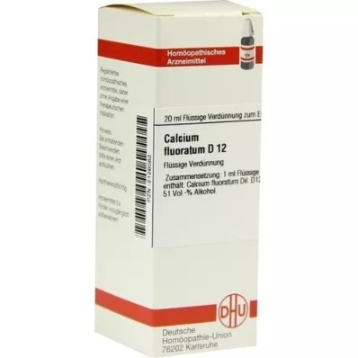CALCIUM FLUORATUM D 12 Fortynning, 20 ml CALCIUM FLUORATUM D 12 Fortynning, 20 ml