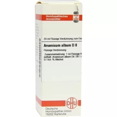 ARSENICUM ALBUM D 8 Fortynning, 20 ml