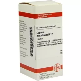 CUPRUM METALLICUM D 12 tabletter, 80 stk