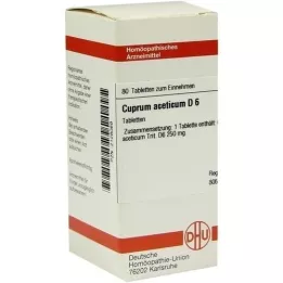 CUPRUM ACETICUM D 6 tabletter, 80 stk