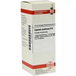 CUPRUM ACETICUM D6 Fortynning, 20 ml