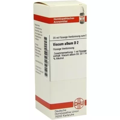 VISCUM ALBUM D 2 Fortynning, 20 ml