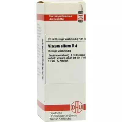 VISCUM ALBUM D4 fortynning, 20 ml VISCUM ALBUM D4 fortynning, 20 ml