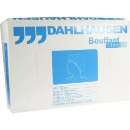 OP-HAUBE Bouffant Flex hvit, 100 stk