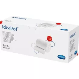 IDEALAST Bandasje 8 cmx5 m hvit, 1 stk