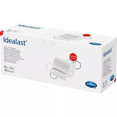 IDEALAST Bandasje 8 cmx5 m hvit, 1 stk IDEALAST Bandasje 8 cmx5 m hvit, 1 stk