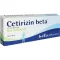 CETIRIZIN beta filmdrasjerte tabletter, 20 stk
