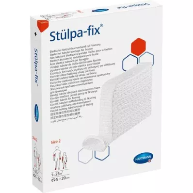 STÜLPA Fest størrelse 2 multifinger/kdr.arm/ben 25 m nett., 1 stk STÜLPA Fest størrelse 2 multifinger/kdr.arm/ben 25 m nett., 1 stk