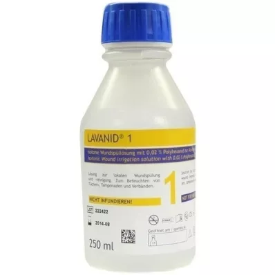 LAVANID 1 sårskylleløsning, 250 ml