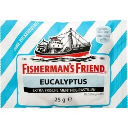 FISHERMANS FRIEND Eukalyptus uten sukkerpastiller, 25 g