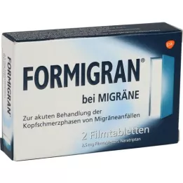 FORMIGRAN Filmdrasjerte tabletter, 2 stk