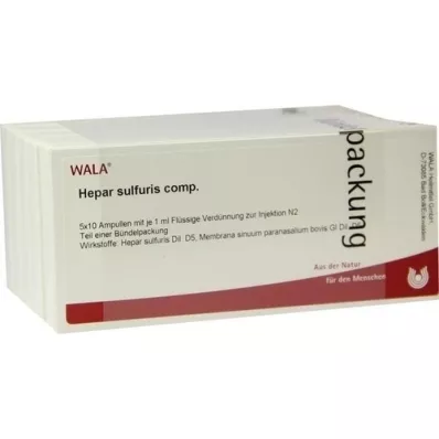 HEPAR SULFURIS COMP.Ampuller, 50X1 ml HEPAR SULFURIS COMP.Ampuller, 50X1 ml